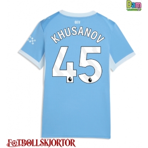 Manchester City Abdukodir Khusanov #45 Hemmatröja Dam 2026-27 Kortärmad